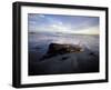 Low Tide and Surf, Wallis Sands State Park, New Hampshire, USA-Jerry & Marcy Monkman-Framed Premium Photographic Print