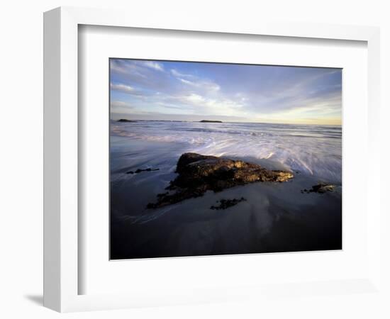 Low Tide and Surf, Wallis Sands State Park, New Hampshire, USA-Jerry & Marcy Monkman-Framed Photographic Print