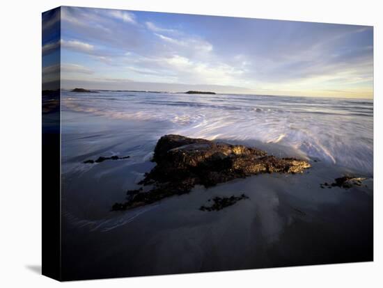 Low Tide and Surf, Wallis Sands State Park, New Hampshire, USA-Jerry & Marcy Monkman-Stretched Canvas