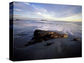 Low Tide and Surf, Wallis Sands State Park, New Hampshire, USA-Jerry & Marcy Monkman-Stretched Canvas