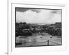 Low Tide at Folkestone Harbour, Kent, England on Rather a Dreary Old Day-null-Framed Photographic Print