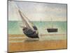 Low Tide at Grandcamp, 1885-Georges Seurat-Mounted Giclee Print