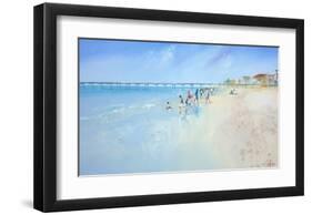 Low Tide at Henley-Craig Trewin Penny-Framed Art Print