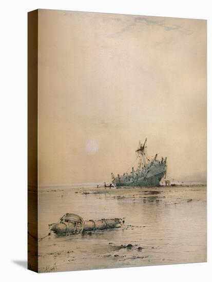 Low tide at Leigh, c1899-Albert Ernest Markes-Stretched Canvas