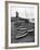 Low Tide at Lynmouth-Fred Musto-Framed Photographic Print