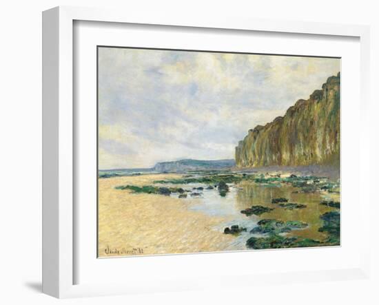 Low Tide at Varengeville, 1882-Claude Monet-Framed Premium Giclee Print