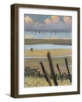 Low Tide at Villerville, 1922-Félix Vallotton-Framed Premium Giclee Print