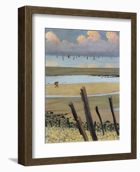 Low Tide at Villerville, 1922-Félix Vallotton-Framed Giclee Print