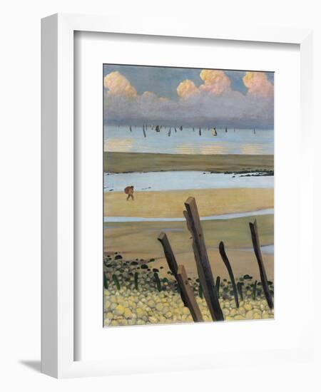 Low Tide at Villerville, 1922-Félix Vallotton-Framed Giclee Print