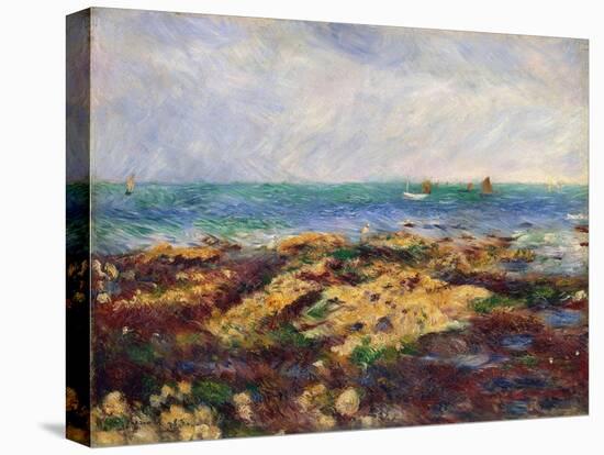 Low Tide at Yport, 1883-Pierre-Auguste Renoir-Stretched Canvas