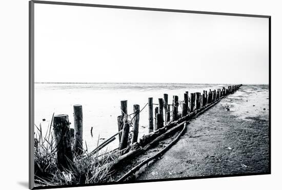 Low Tide Beach-Polarpx-Mounted Photographic Print