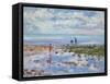 Low Tide Charmouth, 2012-Christopher Glanville-Framed Stretched Canvas