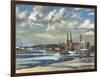 Low Tide, Deptford, 1972-RCD Lowry-Framed Giclee Print