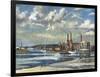 Low Tide, Deptford, 1972-RCD Lowry-Framed Giclee Print