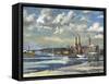 Low Tide, Deptford, 1972-RCD Lowry-Framed Stretched Canvas