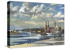 Low Tide, Deptford, 1972-RCD Lowry-Stretched Canvas