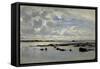 Low Tide (Guethary), Ca. 1881-Carlos de Haes-Framed Stretched Canvas