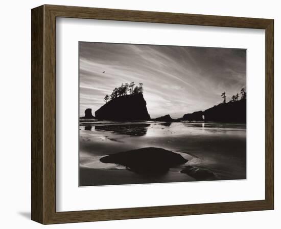 Low Tide Morning-Brett Aniballi-Framed Art Print