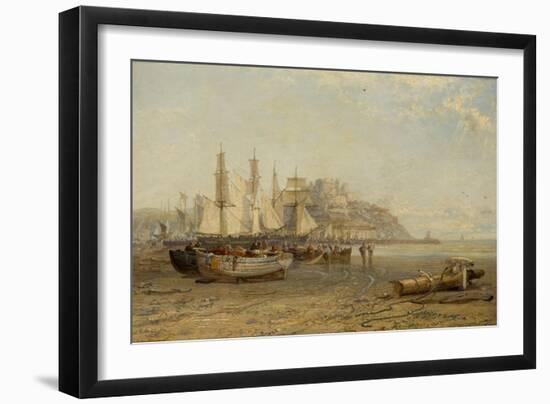 Low Tide, Mount Orgueil, Jersey, 1881-Arthur Joseph Meadows-Framed Giclee Print