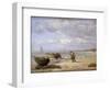 Low Tide Near Honfleur-Eugène Boudin-Framed Giclee Print