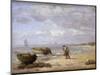 Low Tide Near Honfleur-Eugène Boudin-Mounted Giclee Print