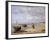 Low Tide Near Honfleur-Eugène Boudin-Framed Giclee Print