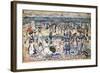 Low Tide, Revere Beach, C.1910-11-Maurice Brazil Prendergast-Framed Giclee Print