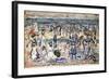 Low Tide, Revere Beach, C.1910-11-Maurice Brazil Prendergast-Framed Giclee Print