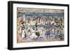 Low Tide, Revere Beach, C.1910-11-Maurice Brazil Prendergast-Framed Giclee Print