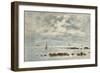 Low Tide, Saint Vaast La Hougue, 1892-Eugène Boudin-Framed Giclee Print