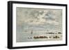 Low Tide, Saint Vaast La Hougue, 1892-Eugène Boudin-Framed Giclee Print