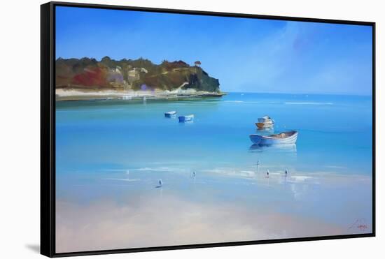 Low Tide Sorrento-Craig Trewin Penny-Framed Stretched Canvas