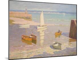 Low Tide, St Ives, Cornwall, C.1934-Terrick Williams-Mounted Giclee Print