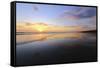 Low Tide Sunset on Playa Linda near Dominical-Stefano Amantini-Framed Stretched Canvas