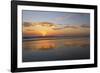 Low Tide Sunset on Playa Linda near Dominical-Stefano Amantini-Framed Photographic Print