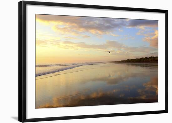 Low Tide Sunset on Playa Linda near Dominical-Stefano Amantini-Framed Photographic Print