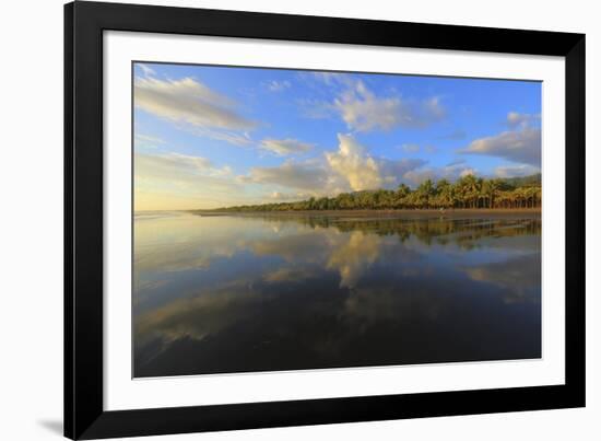 Low Tide Sunset on Playa Linda near Dominical-Stefano Amantini-Framed Photographic Print