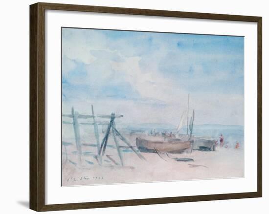 Low Tide, Walmer Beach, 1934-Philip Wilson Steer-Framed Giclee Print