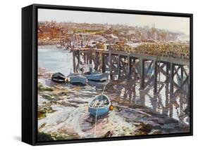 Low Tide (Whitby, North Yorkshire) 2006-Martin Decent-Framed Stretched Canvas