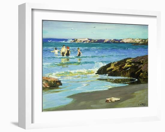 Low Tide-Edward Henry Potthast-Framed Giclee Print