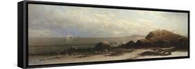 Low Tide-Alfred Thompson Bricher-Framed Stretched Canvas