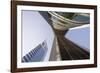 Low View of the Emirates Towers, Shiekh Zayad Road, Dubai, United Arab Emirates, Middle East-Gavin Hellier-Framed Photographic Print