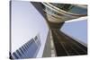 Low View of the Emirates Towers, Shiekh Zayad Road, Dubai, United Arab Emirates, Middle East-Gavin Hellier-Stretched Canvas