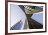 Low View of the Emirates Towers, Shiekh Zayad Road, Dubai, United Arab Emirates, Middle East-Gavin Hellier-Framed Photographic Print