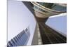 Low View of the Emirates Towers, Shiekh Zayad Road, Dubai, United Arab Emirates, Middle East-Gavin Hellier-Mounted Photographic Print