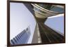 Low View of the Emirates Towers, Shiekh Zayad Road, Dubai, United Arab Emirates, Middle East-Gavin Hellier-Framed Photographic Print