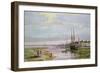 Low Water, Bosham, C.1890-John Sutton-Framed Giclee Print