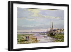 Low Water, Bosham, C.1890-John Sutton-Framed Giclee Print