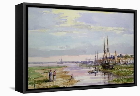 Low Water, Bosham, C.1890-John Sutton-Framed Stretched Canvas