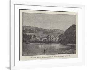 Low-Wood Hotel, Windermere, Partly Destroyed by Fire-null-Framed Giclee Print